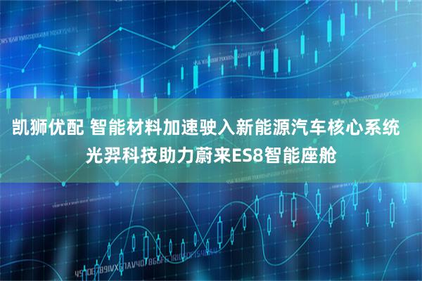凯狮优配 智能材料加速驶入新能源汽车核心系统  光羿科技助力蔚来ES8智能座舱